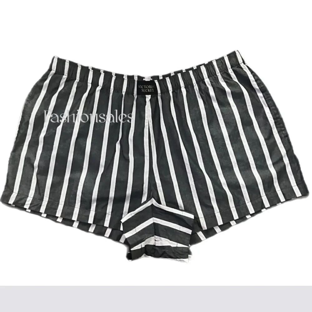 Victoria’s Secret Pink Sleepwear 100% Cotton pj shorts pajama striped XL